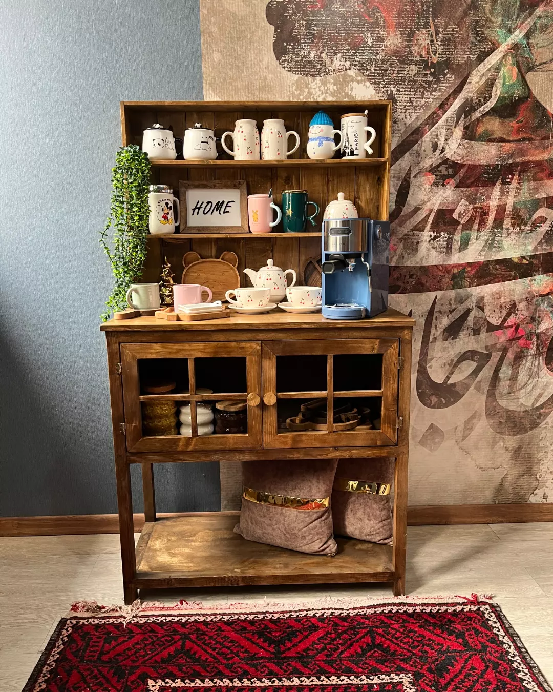 کافی بار چوبی و استند چوبی ارسال یک هفته ای